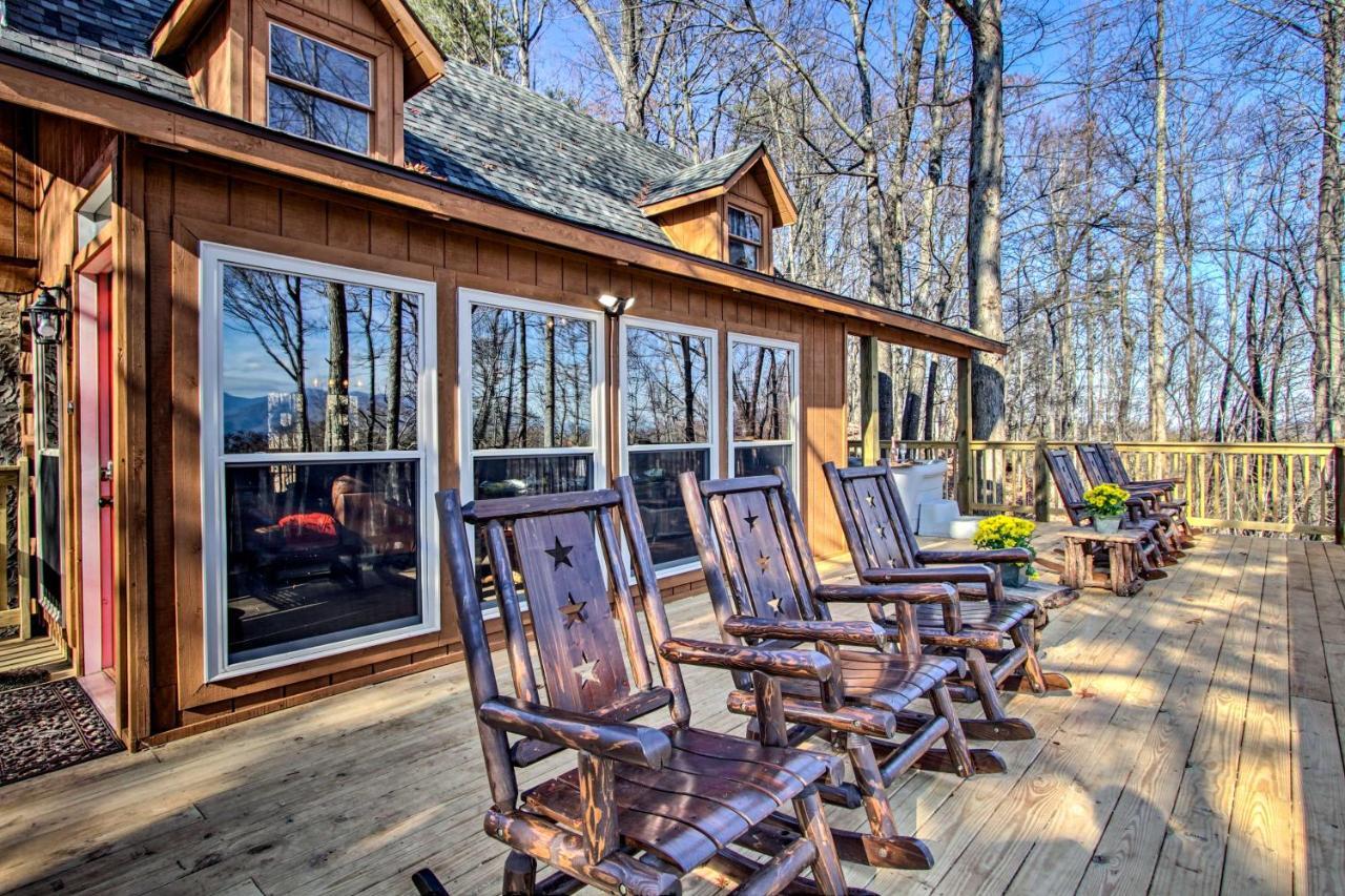 Panoramic-View Gatlinburg Cabin With Private Hot Tub Екстериор снимка