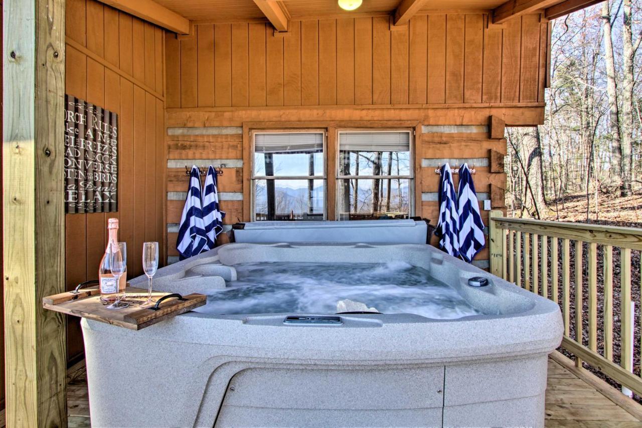 Panoramic-View Gatlinburg Cabin With Private Hot Tub Екстериор снимка