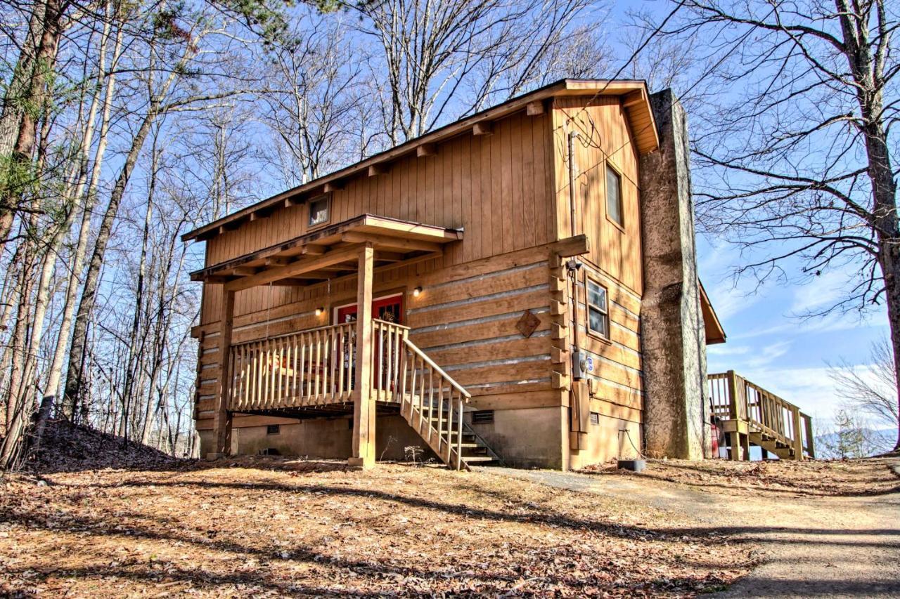 Panoramic-View Gatlinburg Cabin With Private Hot Tub Екстериор снимка